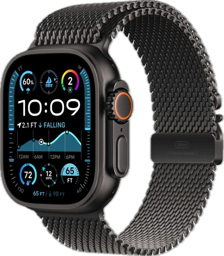 Часы Apple Watch Ultra 2 Black GPS + Cellular 49mm Titanium Case with Black Titanium Milanese Loop